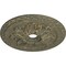 Ekena Millwork Bordeaux Deluxe Ceiling Medallion (Canopies up to 4"), 23 5/8"OD x 3"ID x 2"P, Witch Hazel Crackle CM23BOWHC - alternate 3